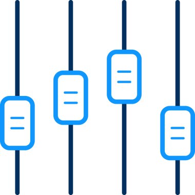 Modern b 'nin vektör illüstrasyonu simge uydusundan yoksun