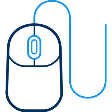 Bilgisayar faresi simgesi. düz tasarım biçimi