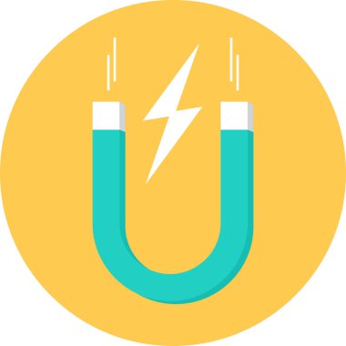 enerji ve enerji hattı vektör simgesi