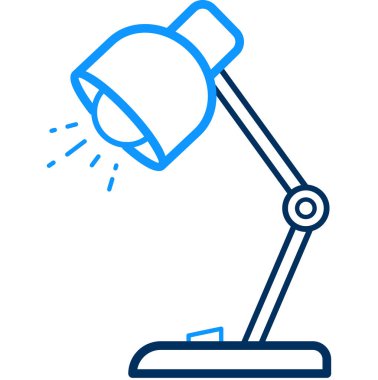 Ofis ekipmanlarının modern tasarımının vektör çizimi