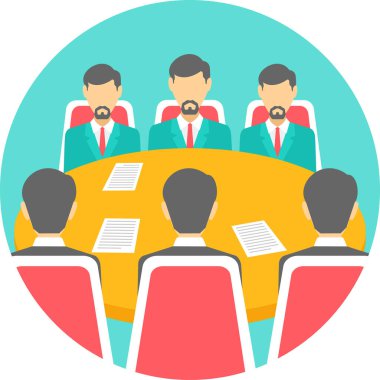 iş takımı vektör illüstrasyonu