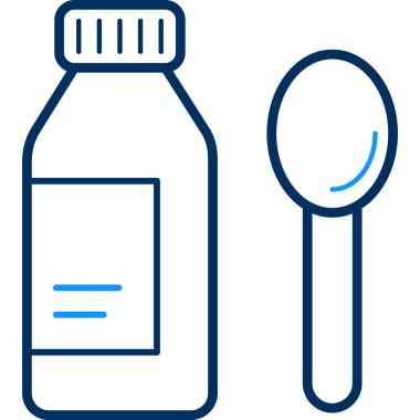 Bir çift ampullü cam simge