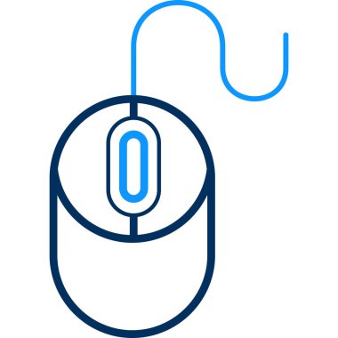 Bilgisayar faresi simgesi. Vektör illüstrasyonu