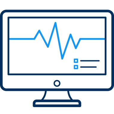 bilgisayar izleyici vektör simgesi