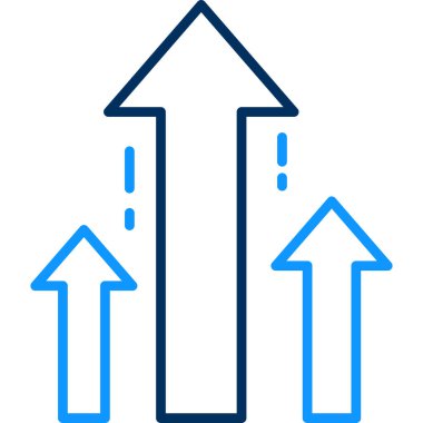 Beyaz arkaplanda, mavi renkli, izole edilmiş, çizgi vektör resimlemesi