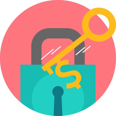 Güvenlik sistemi vektör simgesi