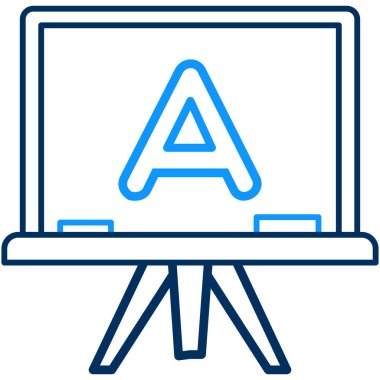 Seo ve sunum panosunun vektör illüstrasyonu