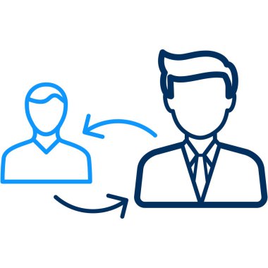 iş ve finans ikonu vektör illüstrasyonu