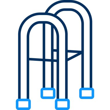 Modern yapı simgesinin vektör illüstrasyonu