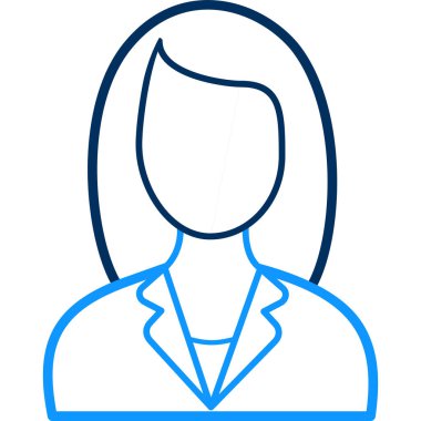 Avatar simgesi. vektör illüstrasyonu