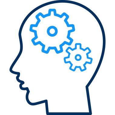 ayarlar simgesi modern ve basit, vektör illüstrasyonu 