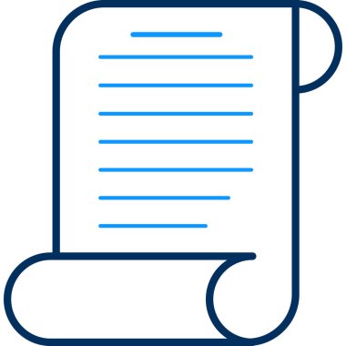 notlar ikonu modern ve basit, vektör illüstrasyonu 