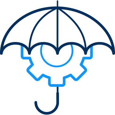 ayarlar simgesi modern ve basit, vektör illüstrasyonu 