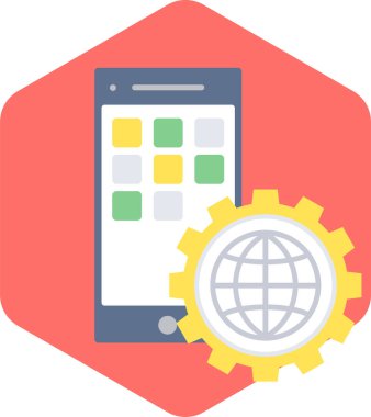 Uygulama ayarlama vektör simgesi modern basit vektör illüstrasyonu 