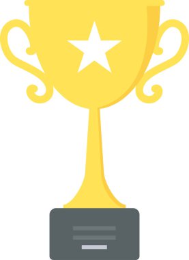 Ödül simgesi modern ve basit, vektör illüstrasyonu 