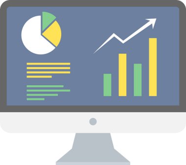 İş Süreci vektör simgesi modern basit vektör illüstrasyonu 