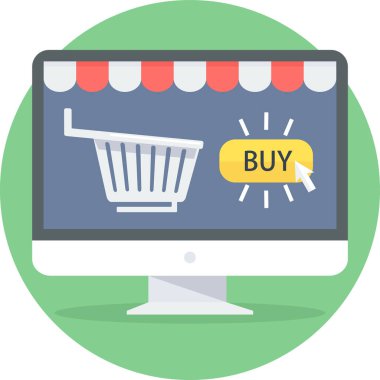 Buy Now vektör simgesi modern vektör illüstrasyonu 