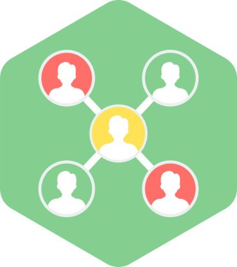 Topluluk vektörü simgesi modern basit vektör illüstrasyonu 