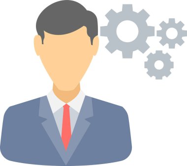 İçerik Yönetimi vektör simgesi modern basit vektör illüstrasyonu 