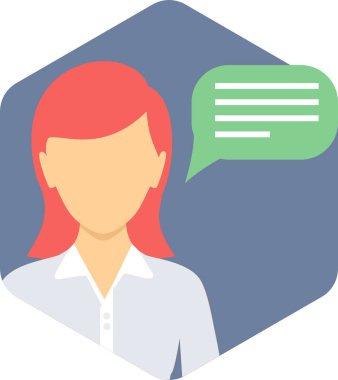 Konuşma vektörü simgesi modern basit vektör illüstrasyonu 