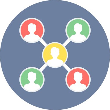 Topluluk vektörü simgesi modern basit vektör illüstrasyonu 