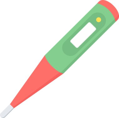 Dijital Termometre vektör simgesi modern basit vektör illüstrasyonu 