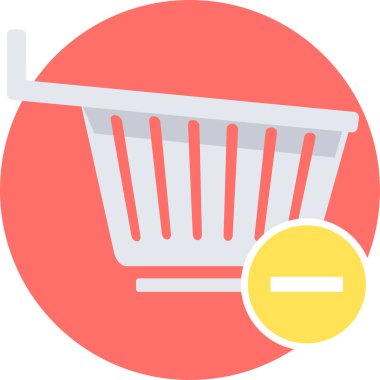 Alışveriş arabası vektör simgesi modern basit vektör illüstrasyonu 