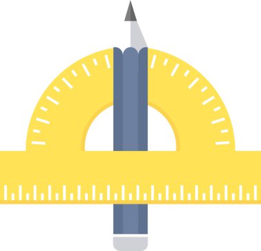 Geometri vektörü simgesi modern basit vektör illüstrasyonu 