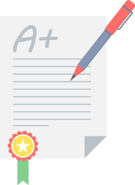 GRADE vektör simgesi modern basit vektör illüstrasyonu 