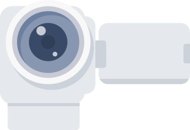 El kamerası vektör simgesi modern basit vektör illüstrasyonu 