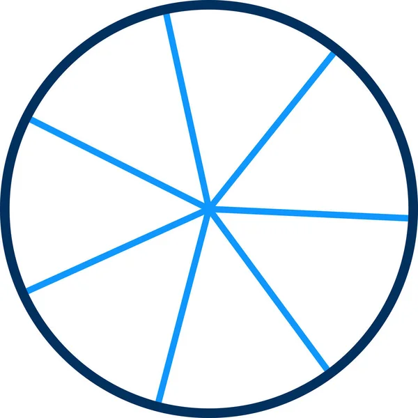 Vektor Illustration Cirkel Ikon — Stock vektor