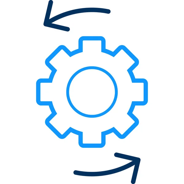 Значок Параметрів Сучасна Проста Векторні Ілюстрації — стоковий вектор