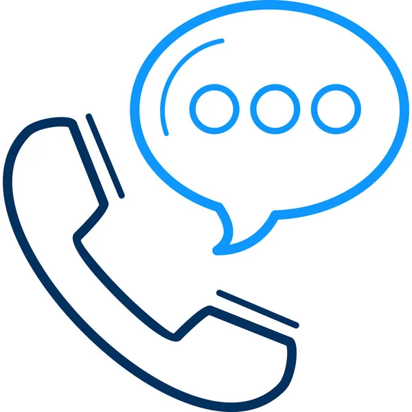 Ícone Mensagem Telefone Moderno Simples Ilustração Vetorial — Vetor de Stock