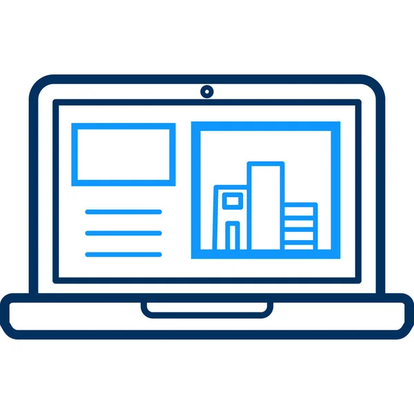 Web sitesi simgesi modern ve basit, vektör illüstrasyonu 