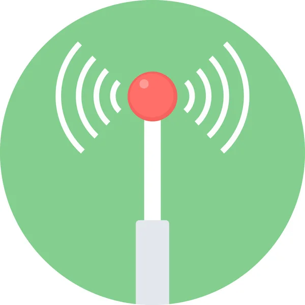 Icono Vector Antena Moderna Ilustración Simple Vector — Archivo Imágenes Vectoriales