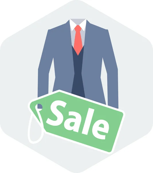 Sale Vector Icon Modern Simple Vector Illustration — 스톡 벡터