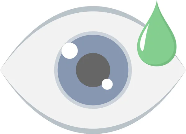 Eye Treatment Vektorová Ikona Moderní Jednoduché Vektorové Ilustrace — Stockový vektor