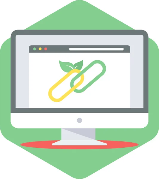 Hiper bağlantı vektör simgesi modern basit vektör illüstrasyonu 