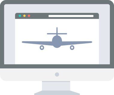 İniş Sayfa vektör simgesi modern basit vektör illüstrasyonu 