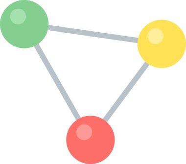 Bağlantı vektörü simgesi modern basit vektör çizimi 