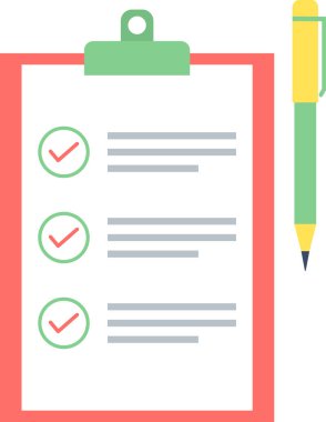 liste vektör simgesi modern basit vektör illüstrasyonu 