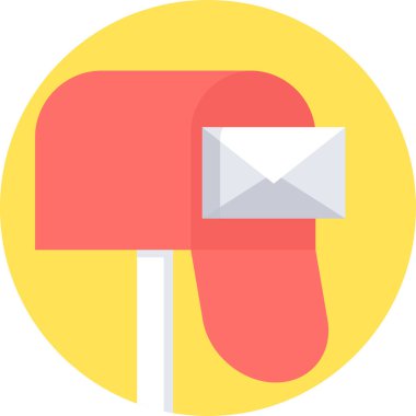 E- posta vektör simgesi modern basit vektör illüstrasyonu 