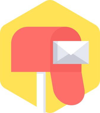 E- posta vektör simgesi modern basit vektör illüstrasyonu 