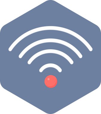 Ağ Sinyali vektör simgesi modern basit vektör illüstrasyonu 