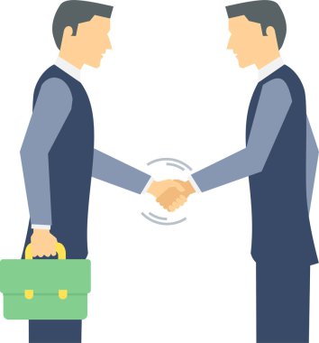 Ortaklık vektör simgesi modern basit vektör illüstrasyonu 