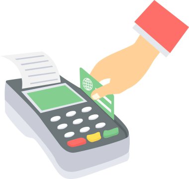 ödeme yöntemi vektör simgesi modern basit vektör çizimi 