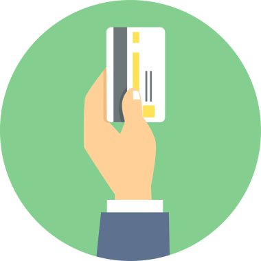 Ödeme vektörü simgesi modern basit vektör illüstrasyonu 