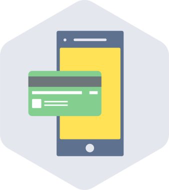 Ödeme vektörü simgesi modern basit vektör illüstrasyonu 