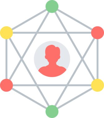 People Connection vektör simgesi modern basit vektör illüstrasyonu 