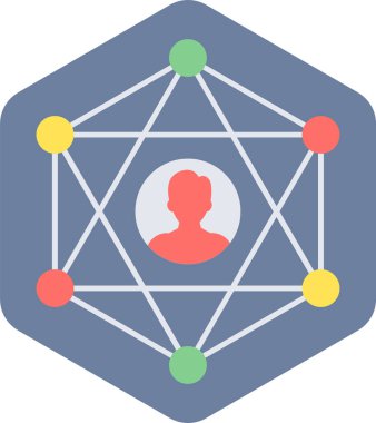 People Connection vektör simgesi modern basit vektör illüstrasyonu 